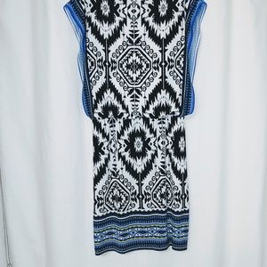 ❎SOLD❎INC Black and White Dress